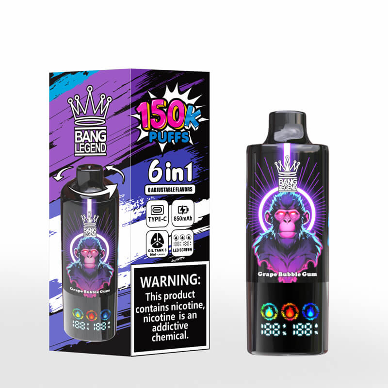 Bang Legend 150000 Puffs 6 Flavors Disposable Vape