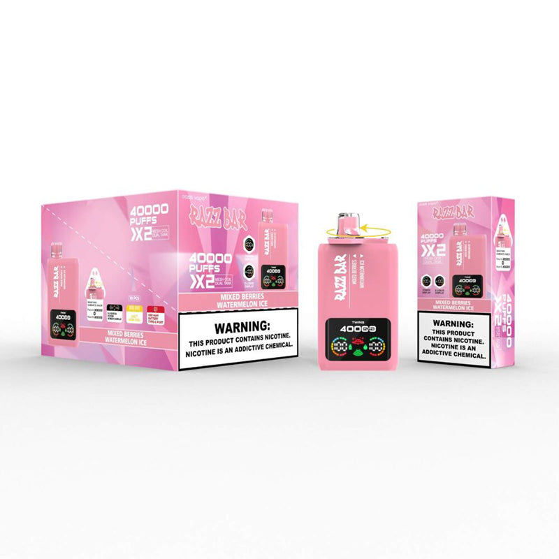 Razz Bar 40000 Double Flavors Disposable Vape
