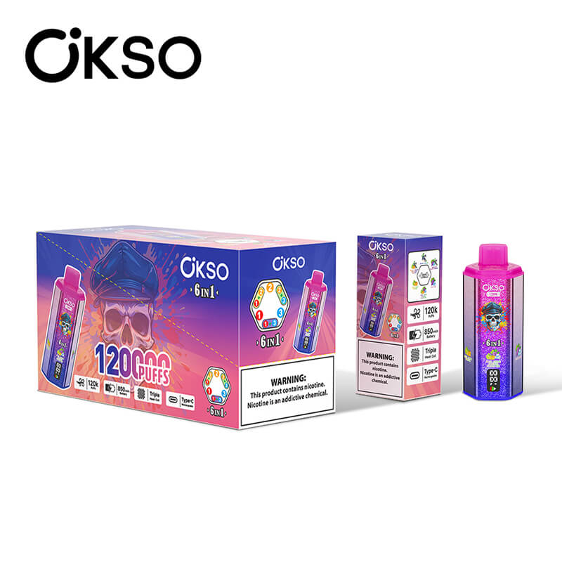 OKSO 120000 Puffs 6 Flavors Disposable Vape