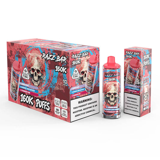 Razz Bar 160000 Puffs 3in1 Disposable Vape