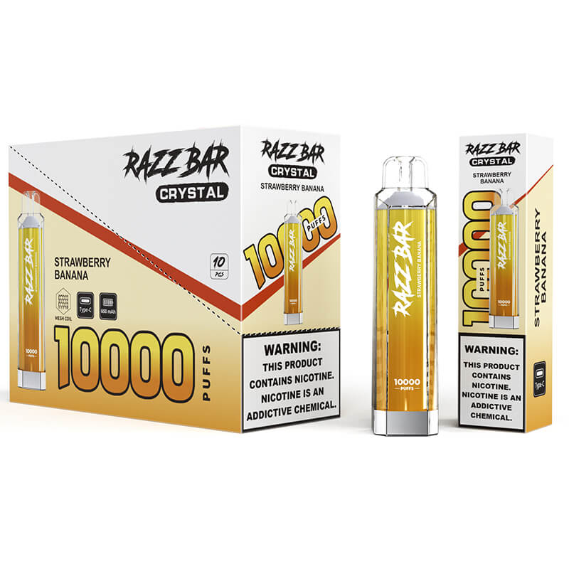 Razz Bar Crystal 10000 Puffs Disposable Vape