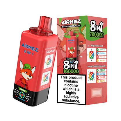 Airmez 8in1 160000 Puffs Disposable Vape