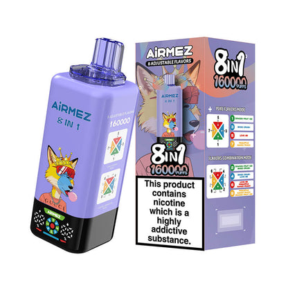 Airmez 8in1 160000 Puffs Disposable Vape