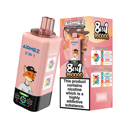 Airmez 8in1 160000 Puffs Disposable Vape