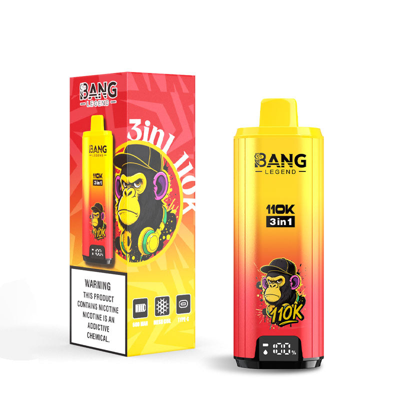 Bang Legend 110000 Puffs 3 Flavors Disposable Vape