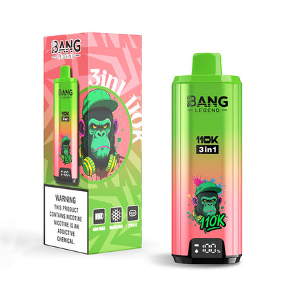 Bang Legend 110000 Puffs 3 Flavors Disposable Vape