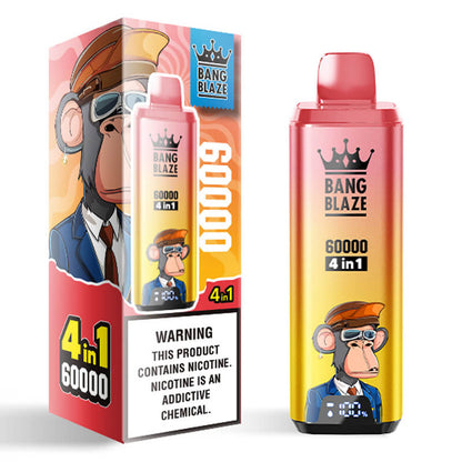 Bang Blaze 60000 Puffs Four Flavors Disposable Vape