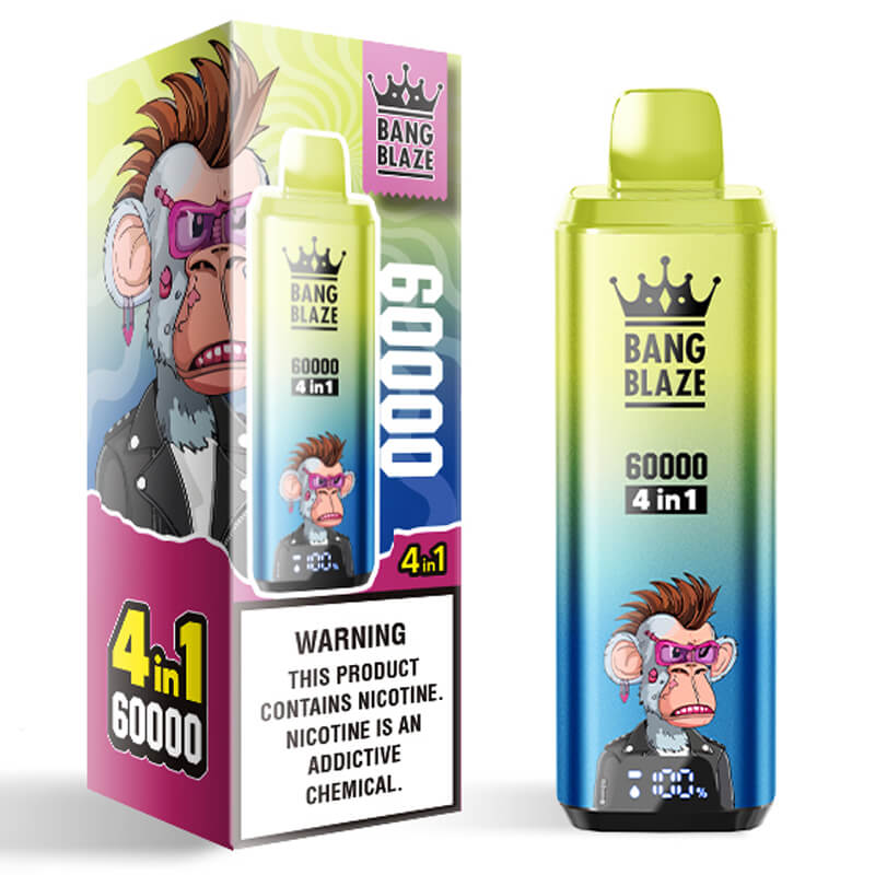 Bang Blaze 60000 Puffs Four Flavors Disposable Vape
