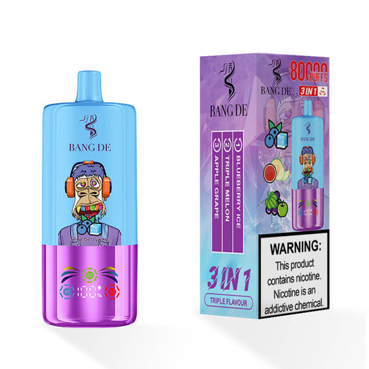 Bang DE 80000 Puffs Triple Flavors Disposable Vape