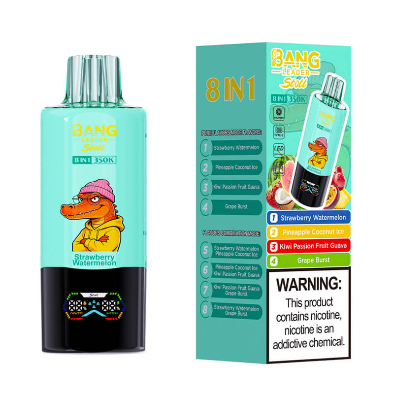Bang Leager Stoll 350000 Puffs 8in1 Disposable Vape