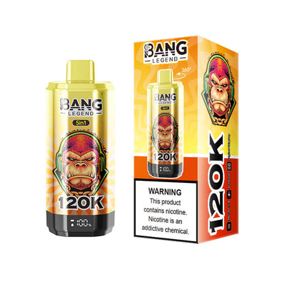 Bang Legend 120000 Puffs 5in1 Flavors Disposable Vape