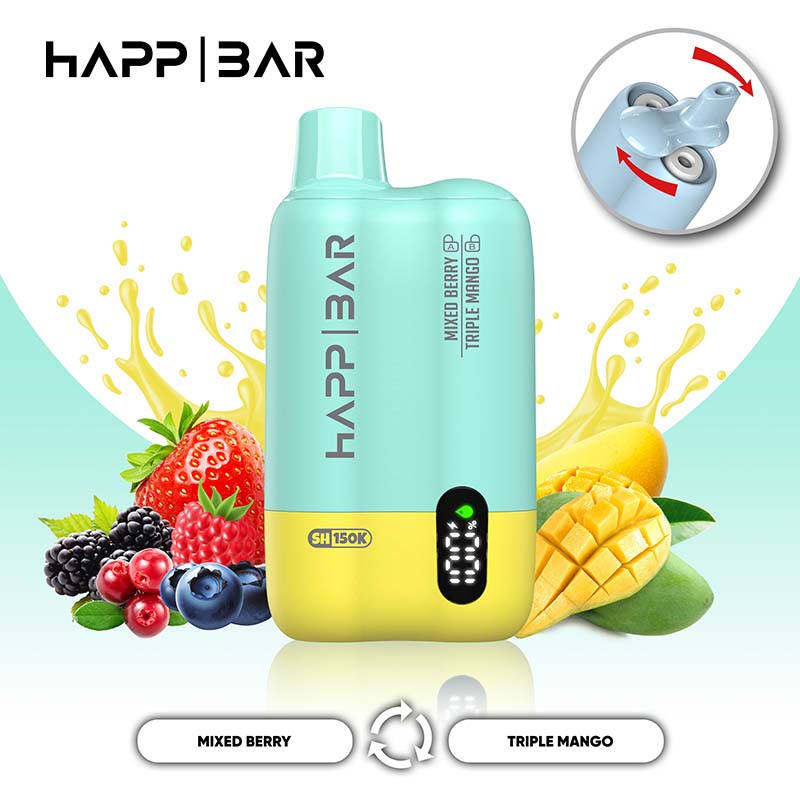 HAPP BAR SH150K 150000 Puffs Dual Flavors Disposable Vape