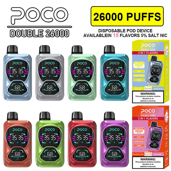 POCO DB26000 Dual Flavors Disposable Vape 26K Puffs Vape vaping – Vape ...