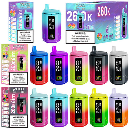 POCO 260K 6in1 260000 Puffs Disposable Vape