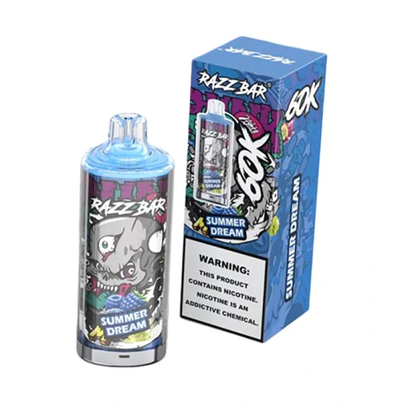 Razz Bar 60000 Puffs Disposable Vape 60K E-cigarettes Vapevaping – Vape ...