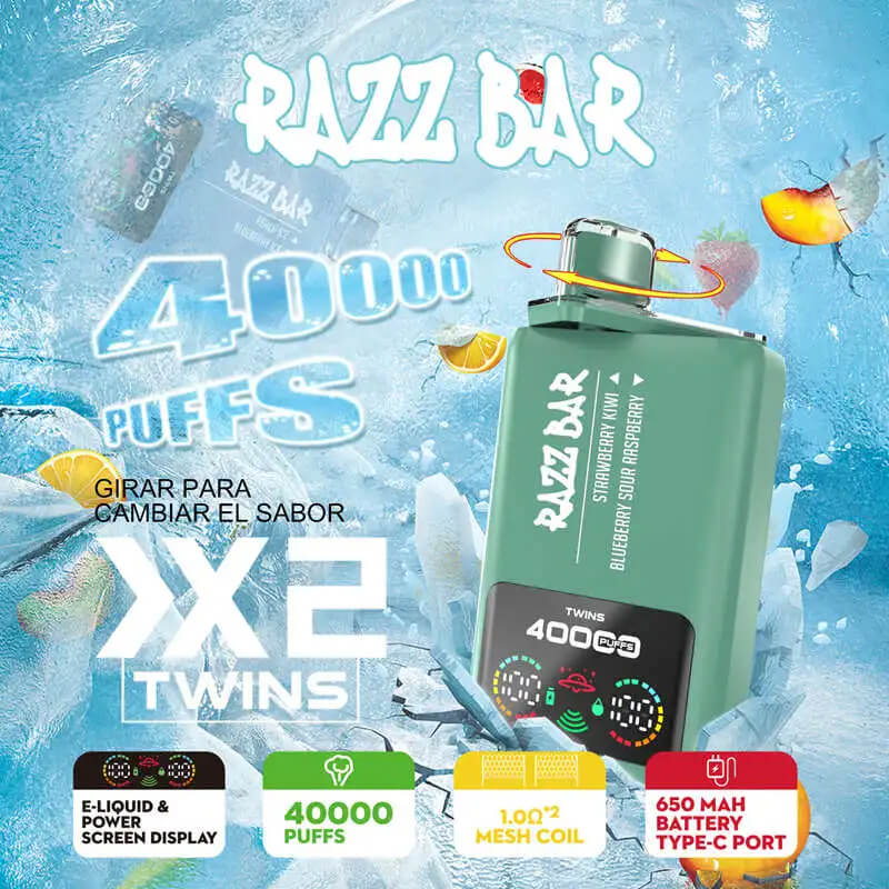 Razz Bar 40000 Double Flavors Disposable Vape