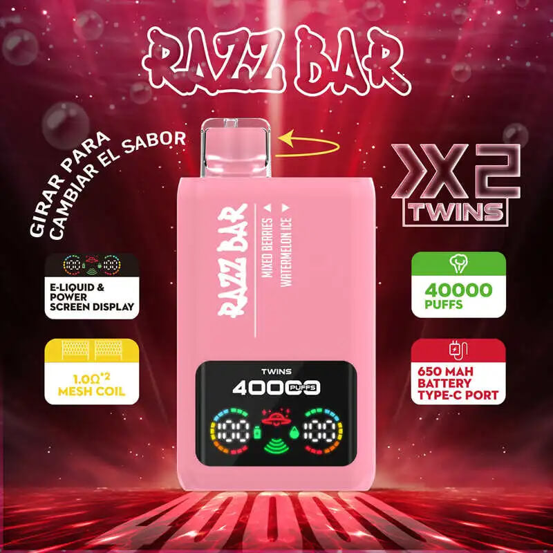 Razz Bar 40000 Double Flavors Disposable Vape