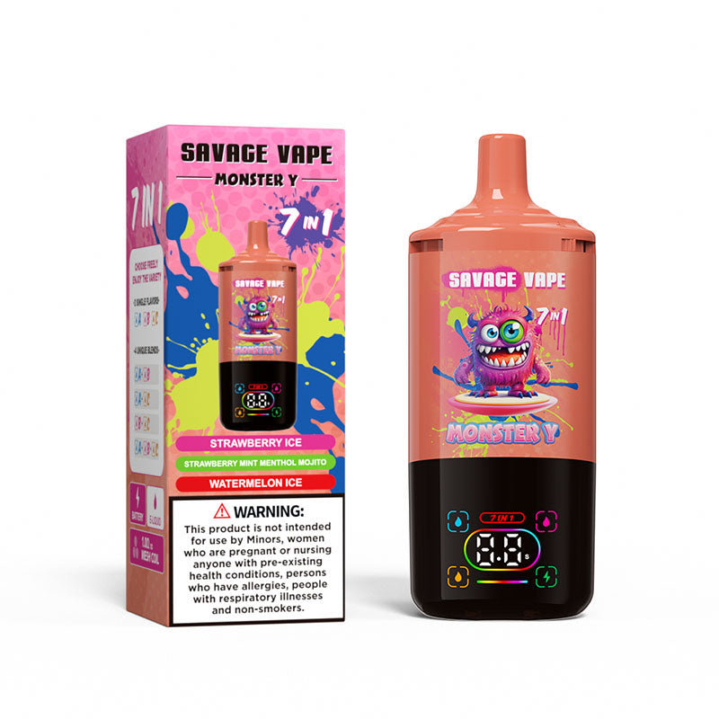 Savage Monster Y 80000 Puffs 7 Flavors Disposable Vape