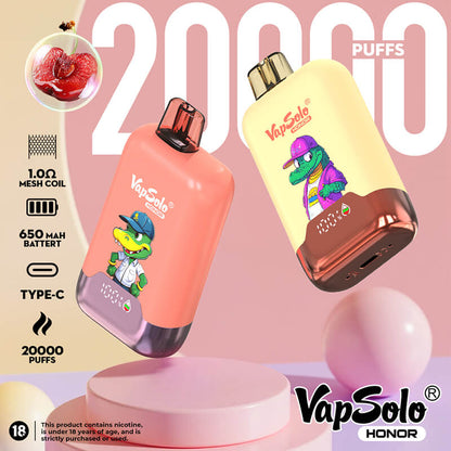 Vapsolo Honor 20000 Puffs Disposable Vape