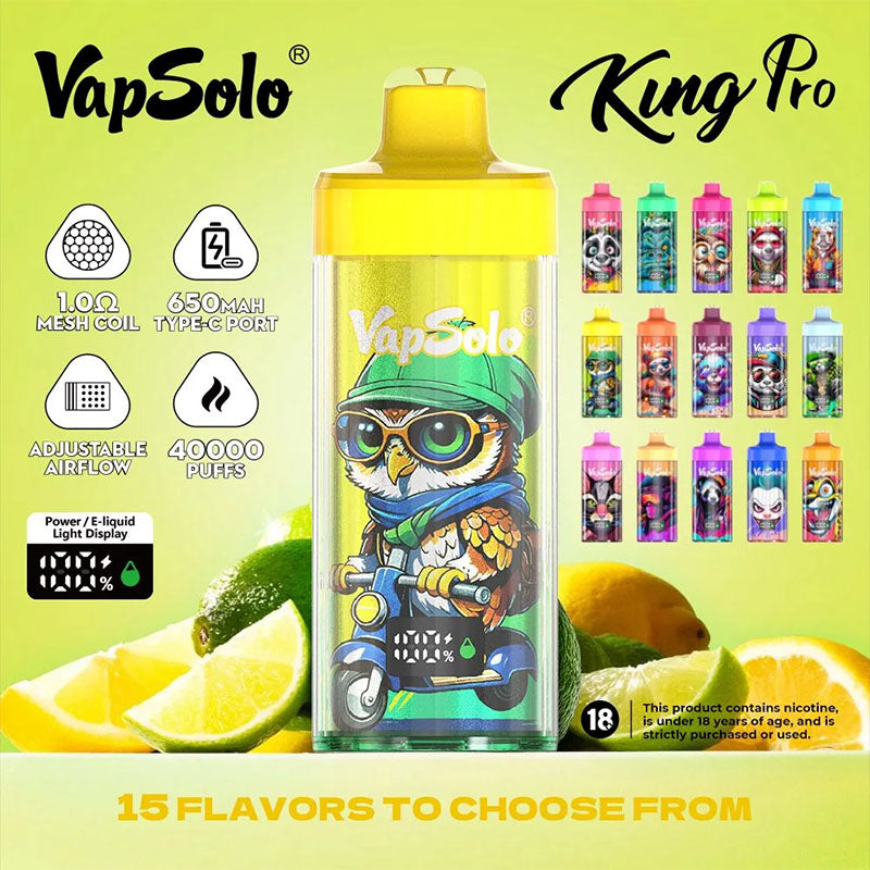 VapSolo King Pro 40000 Puffs Disposable Vape