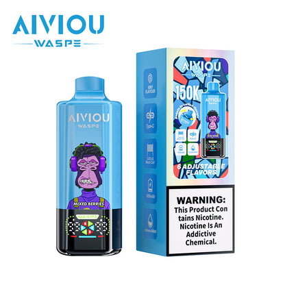 Waspe Aiviou 150000 Puffs 6in1 Flavors Disposable Vape