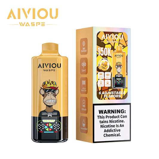 Waspe Aiviou 150000 Puffs 6in1 Flavors Disposable Vape