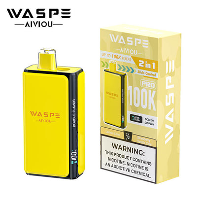 WASPE 100000 Puffs Pro 2in1 Disposable Vape