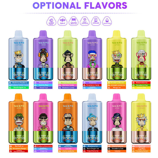 WASPE 60000 Puffs Triple Flavors Disposable Vape