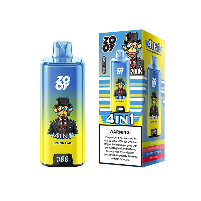ZOOY Quads 200000 Puffs 4in1 Disposable Vape