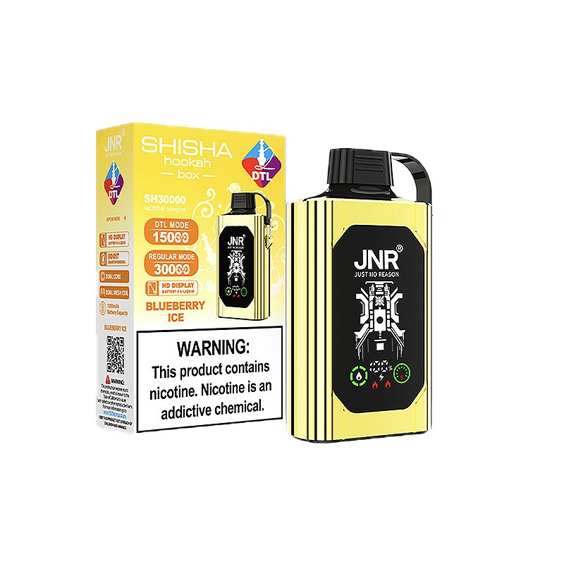 JNR Shisha Hookah Box 30000 Puffs Disposable Vape